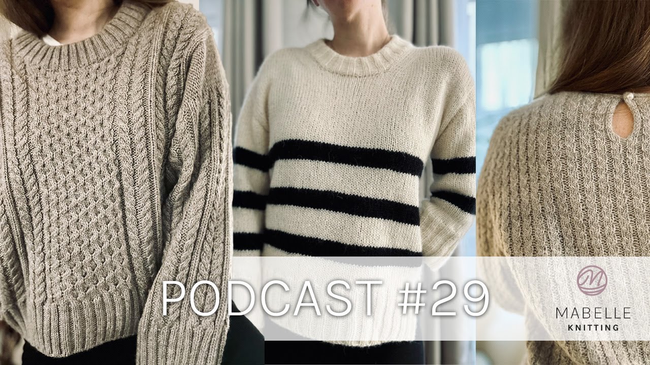 Strickpodcast #29 | Ninon Sweater, Selestine Blouse, Polly Sweater & Updates zum Strickjournal
