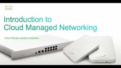 Introduction to CISCO Meraki part 1 in urdu