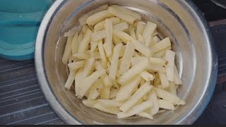 Potato frange fry recipe||Daily routine 👌#Omar uz zama #Vlog#
