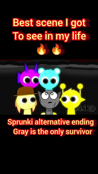 Sprunki alternative ending ๐ข by credit:@Dan_2D_Animation #incrediboxs#sprunki#wenda#gray#sad#end