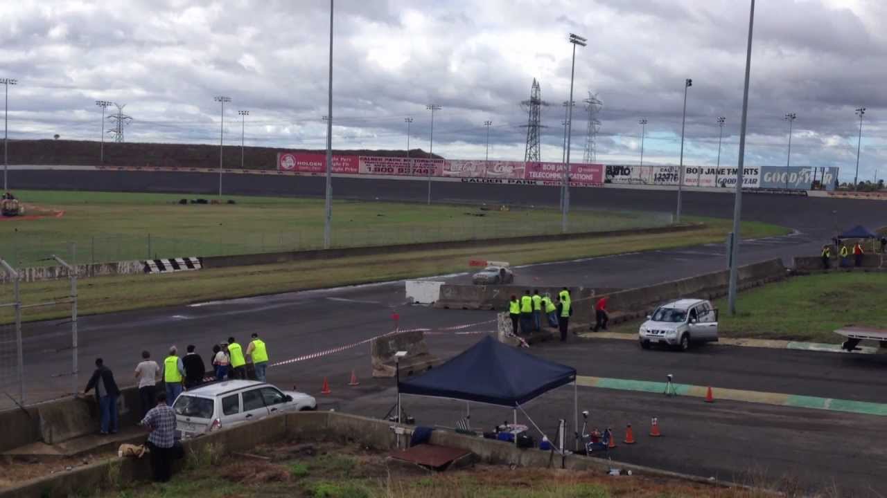 Rally Calder, ARC 2012, Aston Martin V8 Vantage Crash