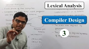 Lexical Analysis with Examples [Hindi] | Compiler Design | Computer Science