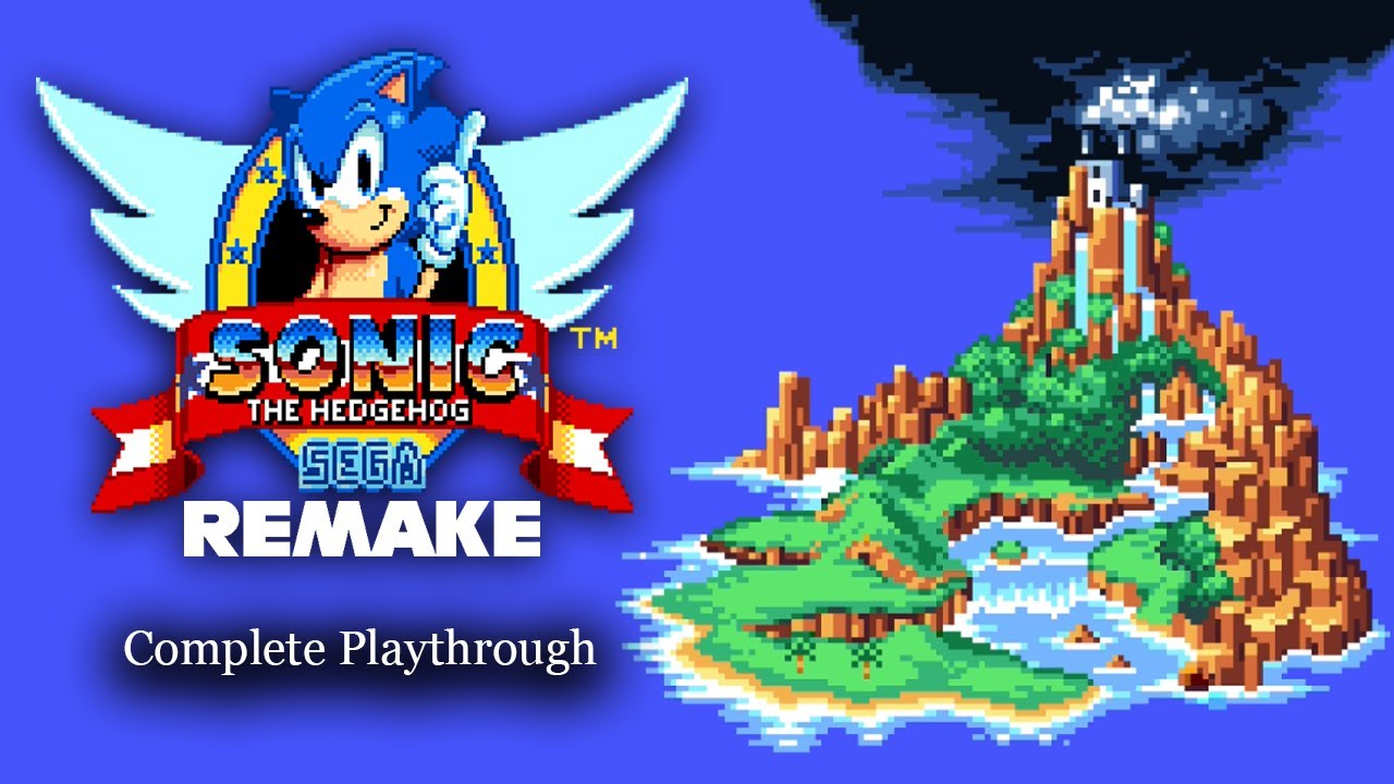 Sonic 1 SMS Remake 1.0.H (Encore Mode Complete Gameplay) 