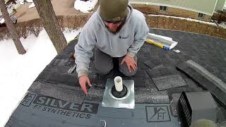 HOW TO INSTALL PIPE BOOT VENT ON A SHINGLE ROOF