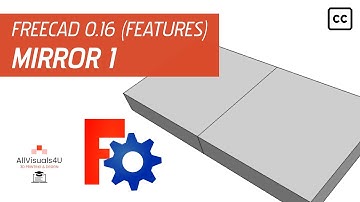 FreeCAD Tutorial - Feature - Mirror 1 (Part Design Workbench)