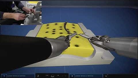 Da Vinci Skills Simulator. Robotic Sim Tips and Tricks: Big Dipper Needle Drive
