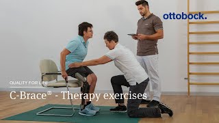 C-Brace® Leg Orthosis: Therapy exercises 2/16 - Basic exercise: Sitting down│ Ottobock