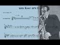 When sunny gets blue -  Paul Desmond transcription