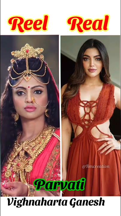 Vighnaharta Ganesh Cast reel vs  real #cast #shorts #ytshorts #trending