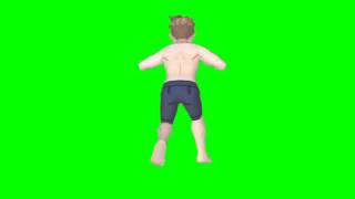 Swimmer Male Animated Back Pokemon Chroma