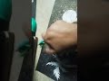 spray painting with toothbrush... easy way style