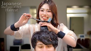 ASMR slow haircut. Relax with the sound of an apprentice hairdresser's haircut