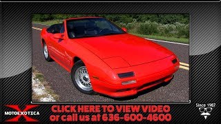 1989 Mazda RX7 Convertible || SOLD