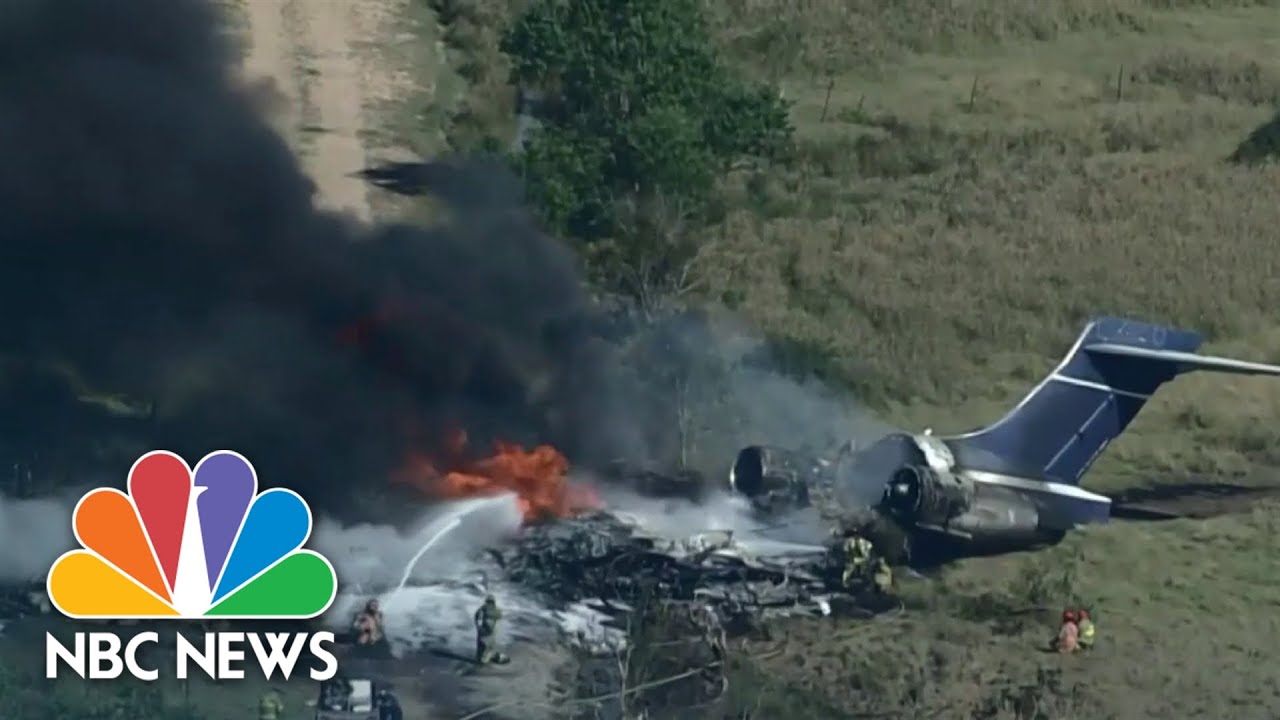 Passengers Escape After Plane Rolls Off Texas Runway, Catches Fire