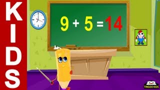 Learn To Add 9 | kids songs & nursery rhymes in English with lyrics