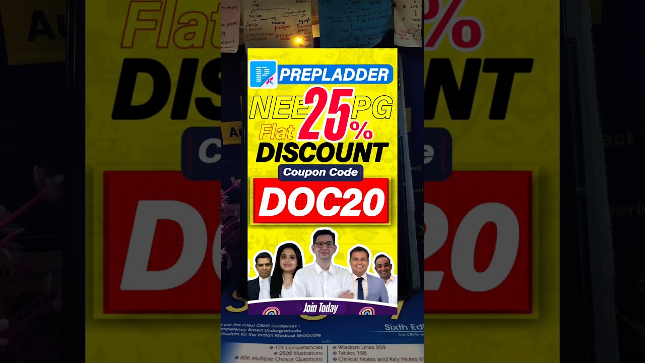 💥Get FLAT 25% Off  | Top Prepladder Discount Code for 2025 | Prepladder Coupon Code for NEET PG Plan