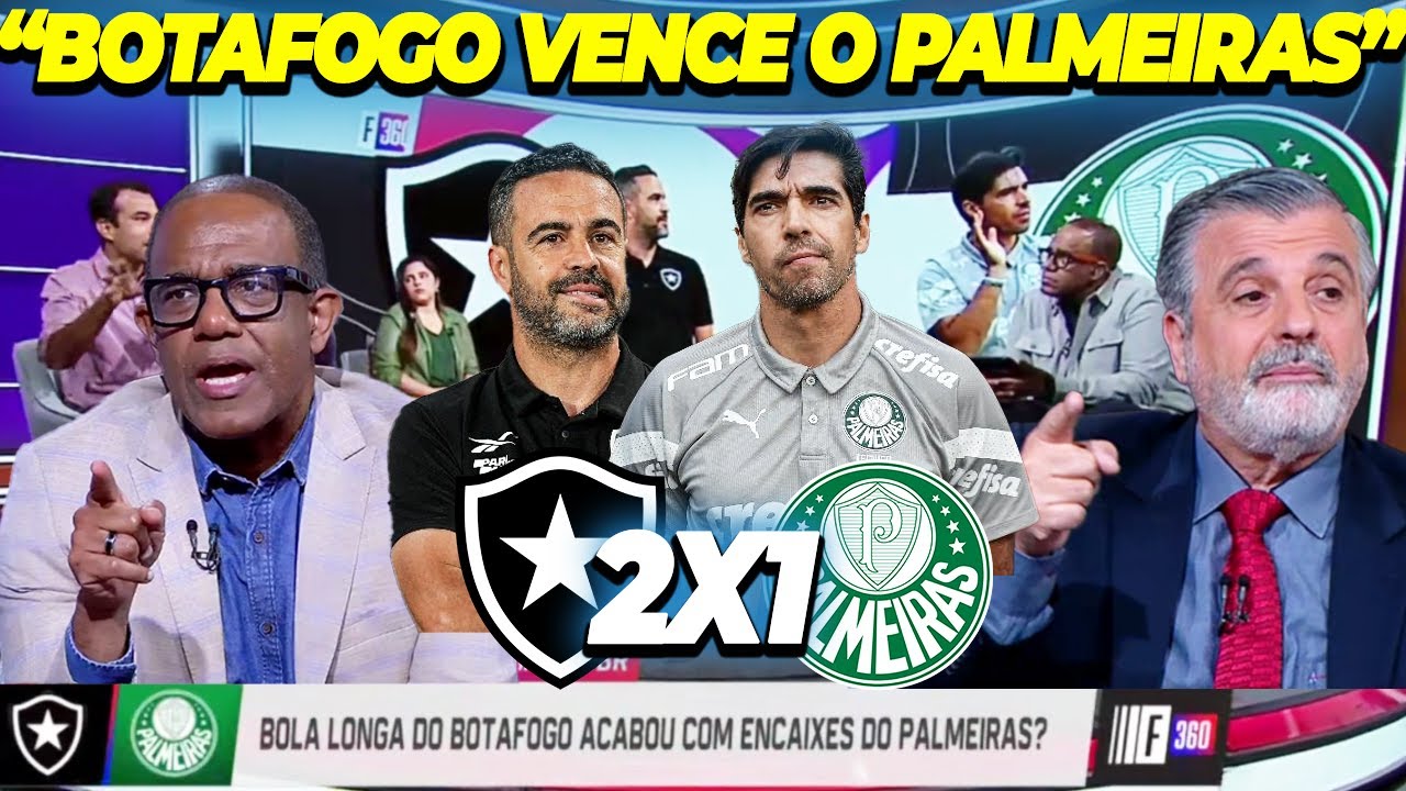 DEBATE DO JOGO BOTAFOGO 2 X 1 PALMEIRAS - JOGO DE IDA DA LIBERTADORES ...