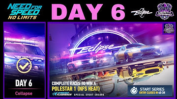 NFS NO LIMITS | DAY 6  - WINNING + TIPS - POLESTAR 1 (NFS HEAT) | ECLIPSE EVENT