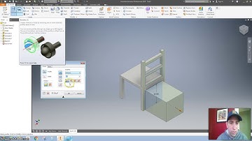 Oak Chair on Autodesk Inventor