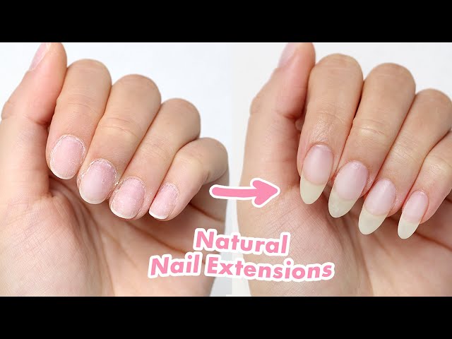 Gel Nail Extensions using Nail Forms - French Nail Art - YouTube