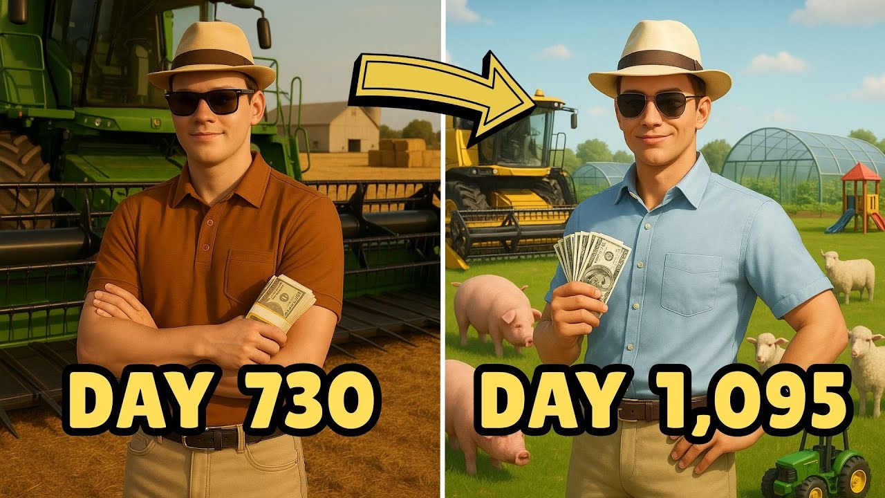 Полное путешествие по третьему сезону | От 0 долларов в Farming Simulator 25