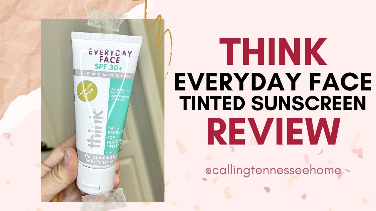 TOP RATED CLEAN SUNSCREEN - Tinted Mineral Sunscreen Review ThinkSport
