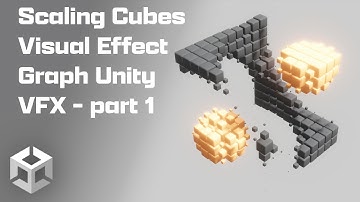 Scaling Cubes VFX Unity Visual Graph - part 1
