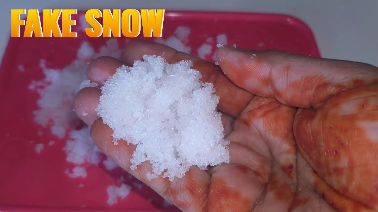 I Turned Diapers Into Instant Snow