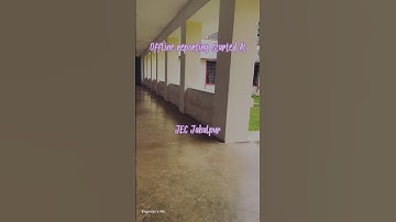 Offline  reporting started at JEC Jabalpur #admission #mpdte #mpdtecounselling