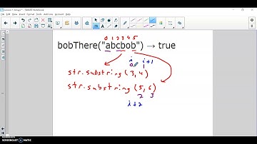 Solution to the bobThere CodingBat problem