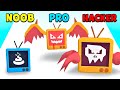 NOOB vs PRO vs HACKER - TV Invasion