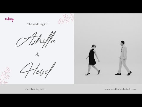 Ashilla & Heisel Live Wedding 24 Oktober 2021