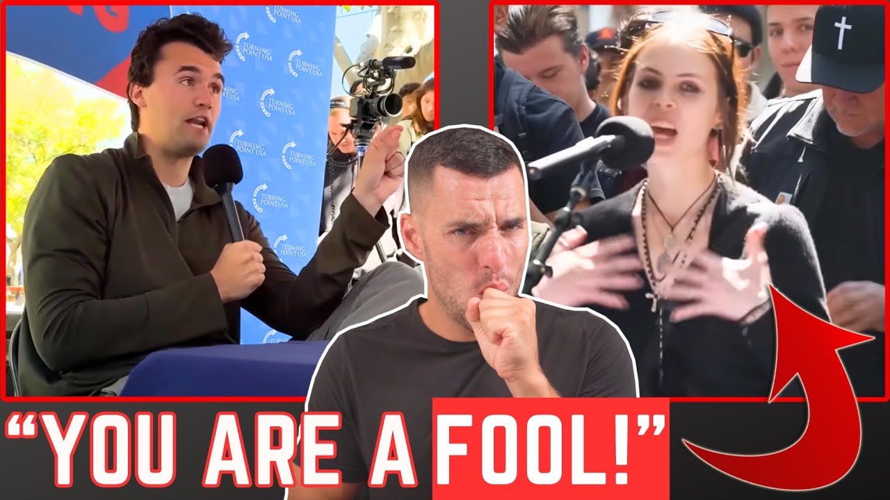 Charlie Kirk EDUCATES Rude, WOKE College Goth! - YouTube