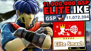This is what an 11,000,000 GSP Ike looks like in Elite Smash