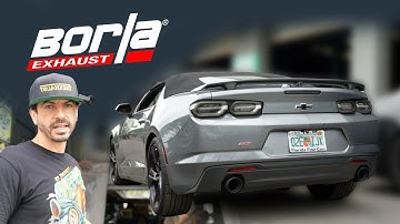 CAMARO SS With Borla Atak exhaust system | 6.2L LT1 V8 rated at 455 horsepower