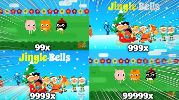 Super Simple Songs Pop The Bubbles & Jingle Bells Intro Combined 999999x Speed