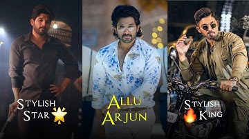 Allu Arjun Full Screen Whatsapp Status | 🔥Allu Arjun Attitude Status | Mood off Status | Ss Samir |