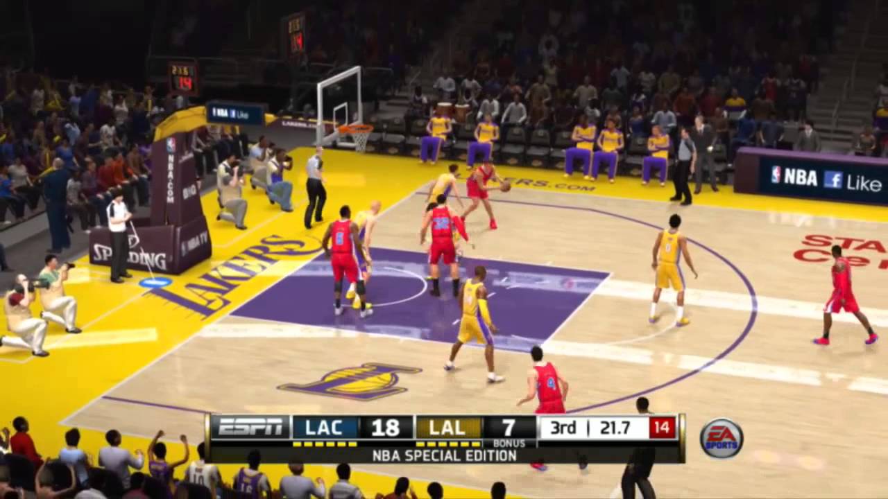 NBA Live 14 Next Gen Gameplay - Lakers vs Clippers PS4 Gameplay