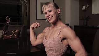 Woman Showing Off Awesome Biceps
