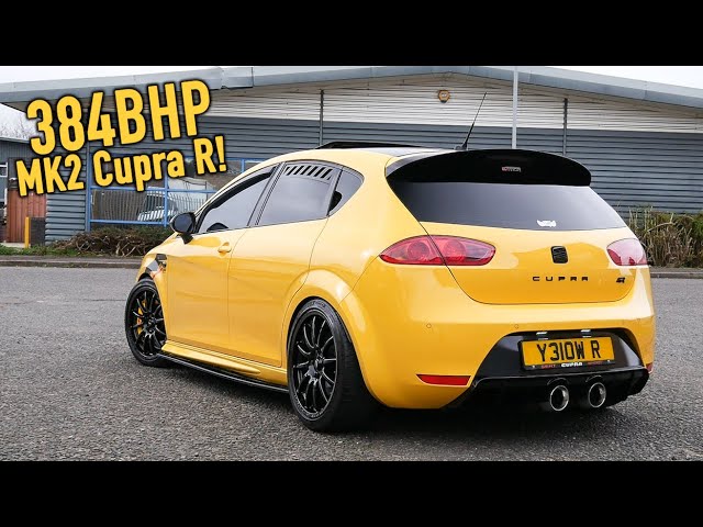 SEAT LEON II CUPRA WIDE BODY 1P BBS WHEELS YELLOW COLOUR TUNING SHOW CAR  WALKAROUND 