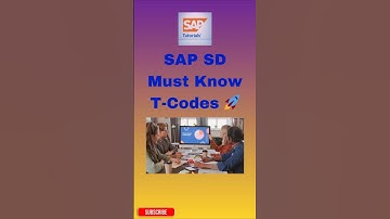 Top 5 Most Useful SAP SD T-Codes | Sales Order, Billing & Delivery #sap #news #viral #trending #sale