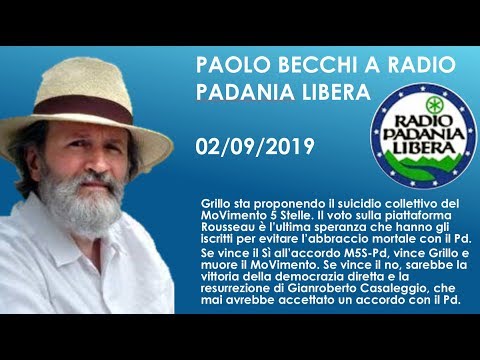 #Rousseau, Becchi: Grillo sta proponendo il suicidio collettivo del MoVimento 5 Stelle