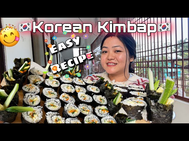 Entertaining with Kimbap Korean Sushi Rolls + VIDEO • Hip Foodie Mom