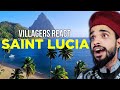 Curious Villagers React to the Stunning Beauty of Saint Lucia! You Won't Believe Their Reactions!