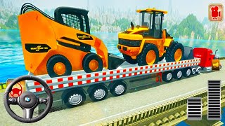 Heavy Construction Vehicles Transporter - Truck Driving Simulator 2021 - Android Gameplay screenshot 4