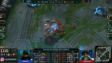 Immortals vs Cloud 9 Highlights  NALCS Spring 2017   IMT vs C9  Week 2 Day 2