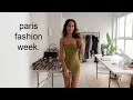 Paris fashion week vlog student pov