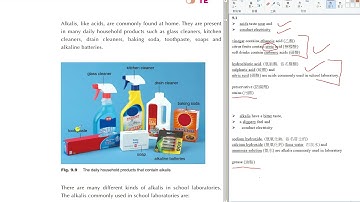 [F2] 9.1 Common acids and alkalis