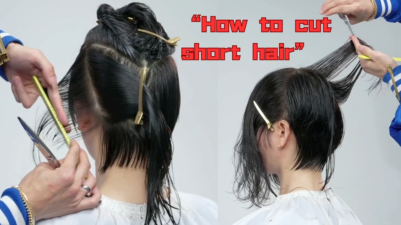 如何快速剪好一款短髮？ How to cut short hair quickly?