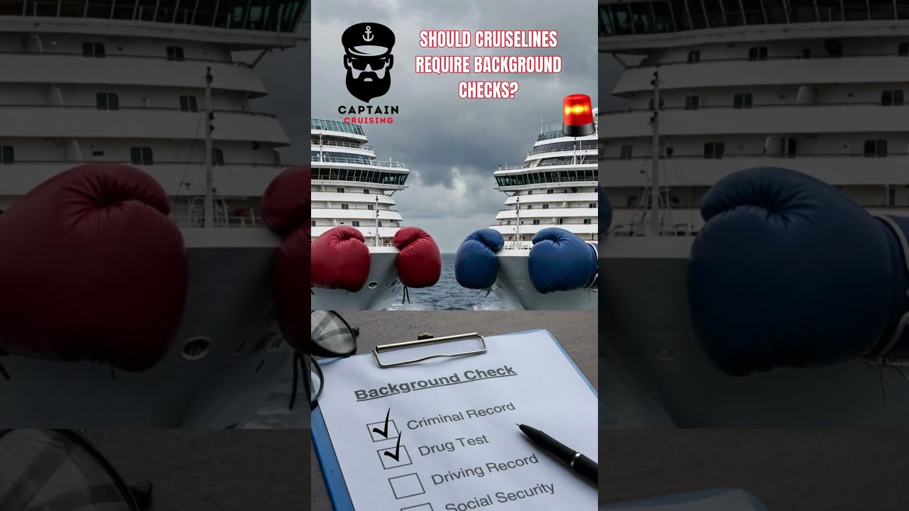 Should cruise lines require background checks for passengers? #royalcaribbean #carnivalcruise